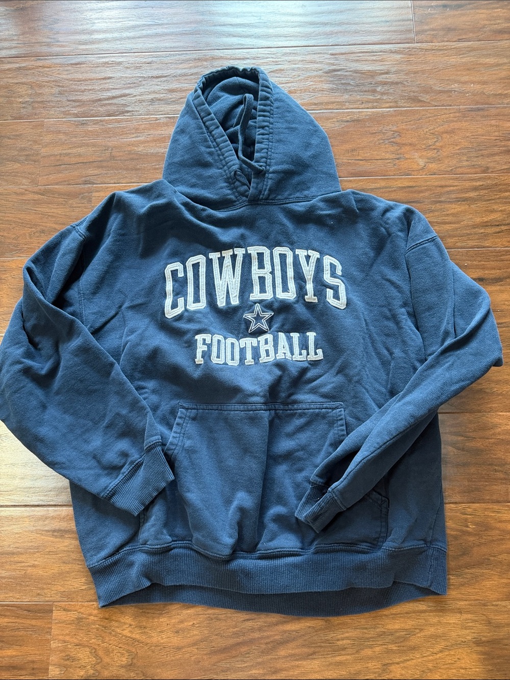 Vintage NFL Cowboys Navy Blue Pullover Hoodie